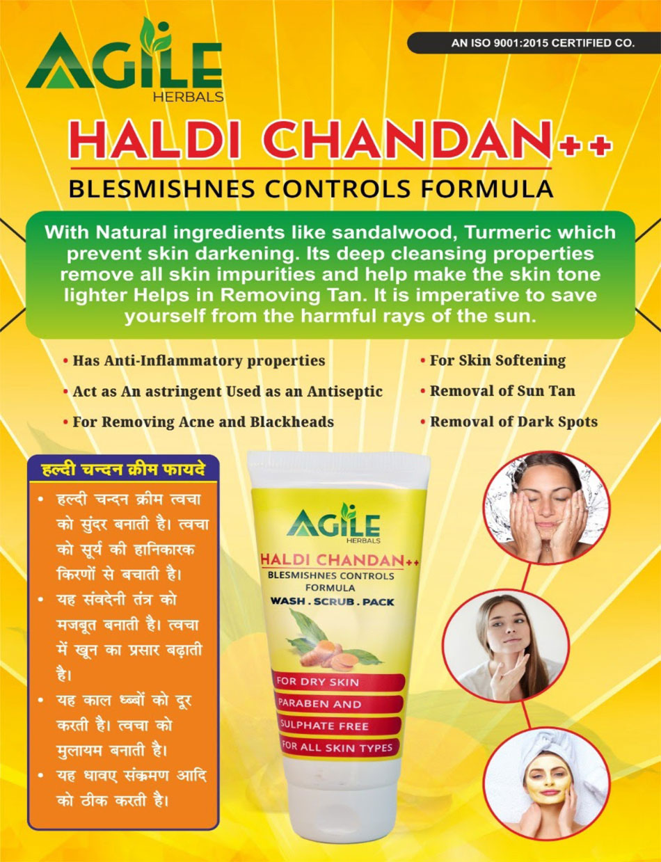 Agile Haldi Chandan++ face creme manufacturers suppliers in amritsar punjab india